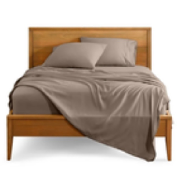 Bare Home Split King Sheet Set - 1800 Ultra-Soft Microfiber Bed Sheets - Taupe - Picture 3 of 8